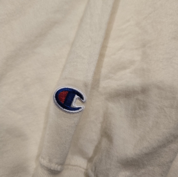 Champion Long Sleeve Women’s T-Shirt in Cream and Black; size small - Picture 7 of 10